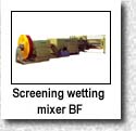 Screening wetting mixer "BF"
