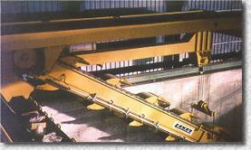 Example of an installation of a bucket excavator type ECP