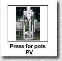 Press for pots "PV"